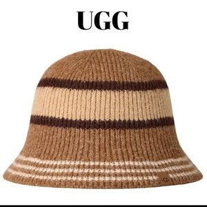 UGG Brown and Tan Knit Hat.          #2